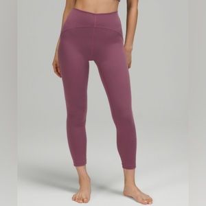 Lululemon Align High Rise tight 25” Vintage Plum Sz 6